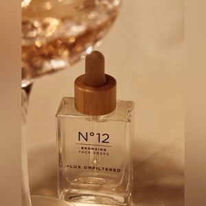 No. 12 bronzing face drops +Lux unfiltered  30mL